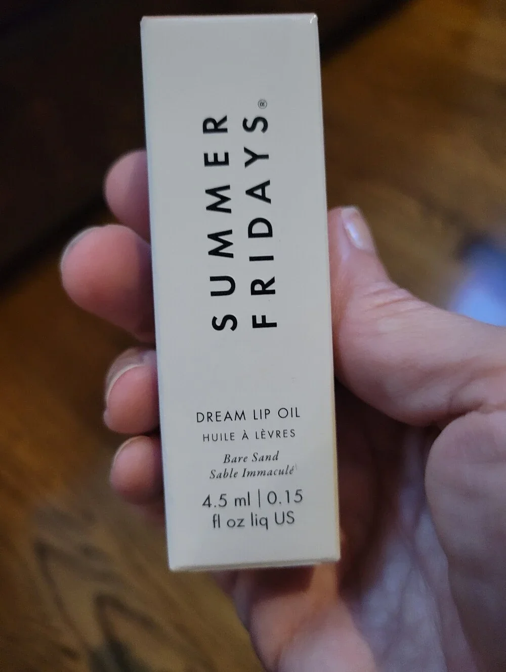 NIB, Summer Fridays Dream Lip Oil — Bare Sand Nude